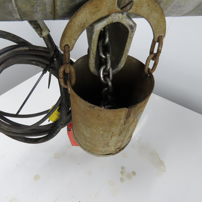 CM Model A 1/8 Ton 250LB Electric Chain Hoist 115V 1Ph 32FPM 10' Lift