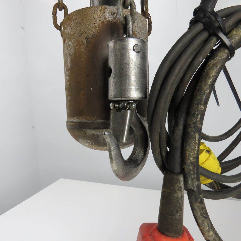 CM Model A 1/8 Ton 250LB Electric Chain Hoist 115V 1Ph 32FPM 10' Lift