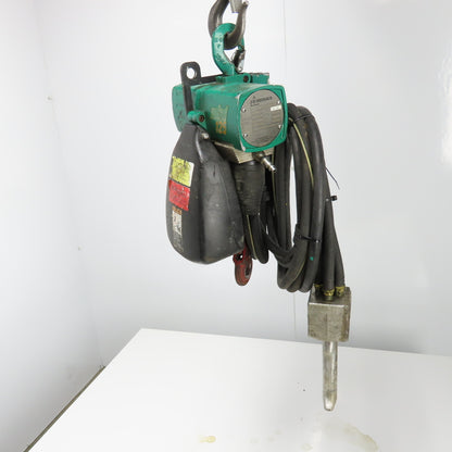 J.D. Neuhaus Mini 125 1/8 Ton 250Lb Pneumatic Air chain Hoist 4.9FPM 10' Lift