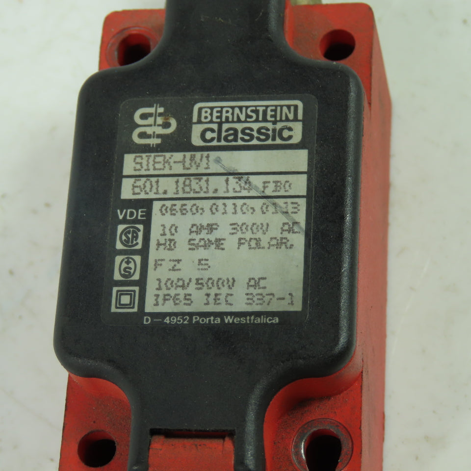 Bernstien SIEK-UV1 Cable-Pull Safety Switch 10A 300V