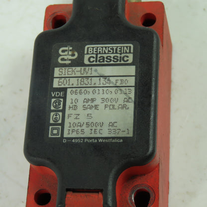 Bernstien SIEK-UV1 Cable-Pull Safety Switch 10A 300V