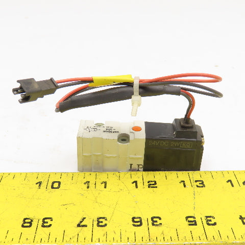 SMC VKF334W 2 Position Pneumatic Directional Valve 24VDC Coil