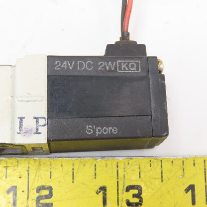 SMC VKF334W 2 Position Pneumatic Directional Valve 24VDC Coil
