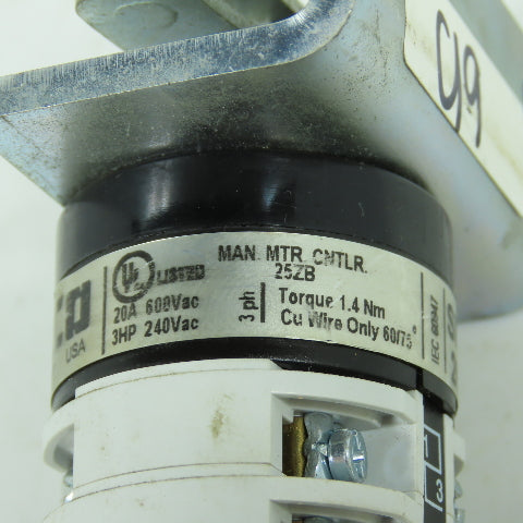 Shallco SN20-M745-U Rotary Cam Switch 20A 600VAC