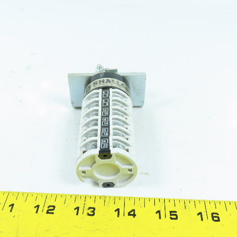 Shallco SN20-M745-U Rotary Cam Switch 20A 600VAC