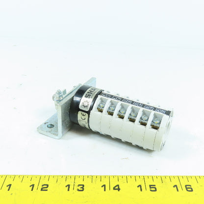 Shallco SN20-M745-U Rotary Cam Switch 20A 600VAC
