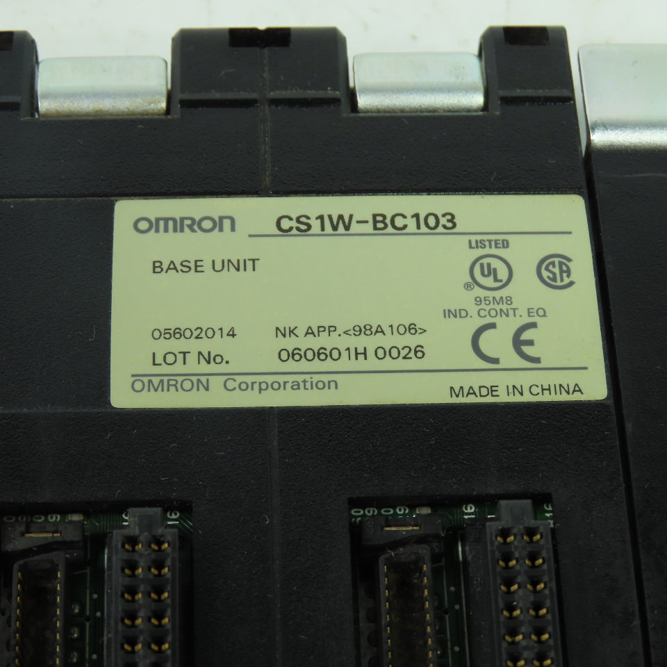 Omron CS1W-BC103 10-Slot Base Unit