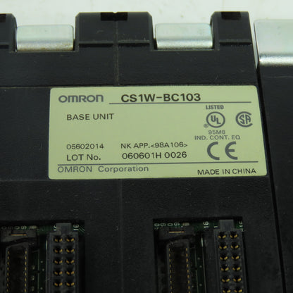 Omron CS1W-BC103 10-Slot Base Unit
