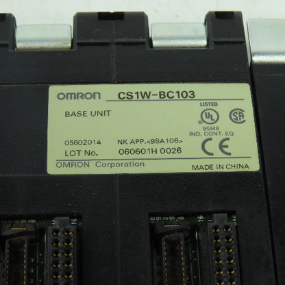 Omron CS1W-BC103 10-Slot Base Unit