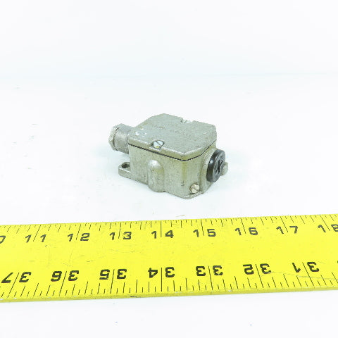Robotron 06042715 Plunger Limit Switch TU 8/4990/057 500V 6A