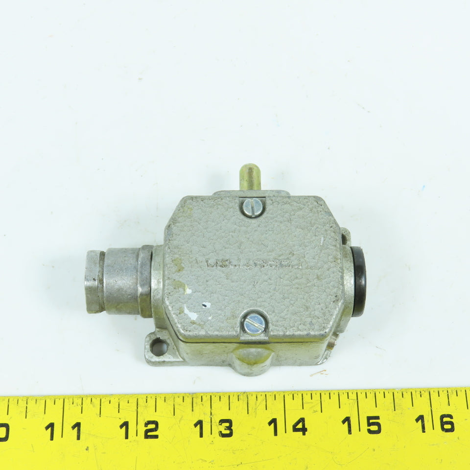 Robotron 06042715 Plunger Limit Switch TU 8/4990/057 500V 6A