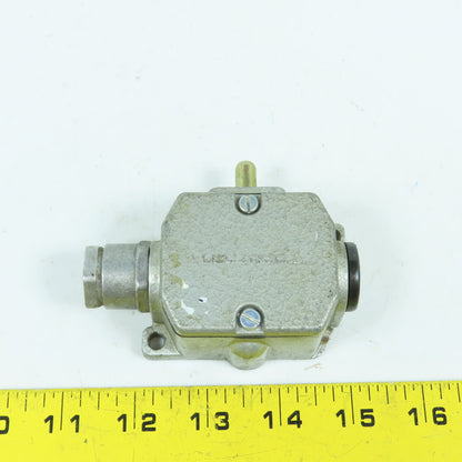 Robotron 06042715 Plunger Limit Switch TU 8/4990/057 500V 6A
