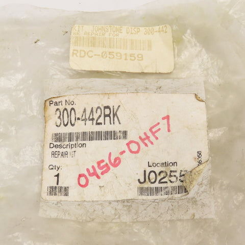 Johnstone Equipment 300-442RK 1-1/4" Port Check Valve Repair Kit