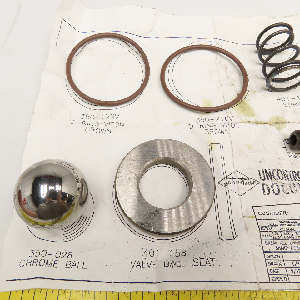 Johnstone Equipment 300-442RK 1-1/4" Port Check Valve Repair Kit