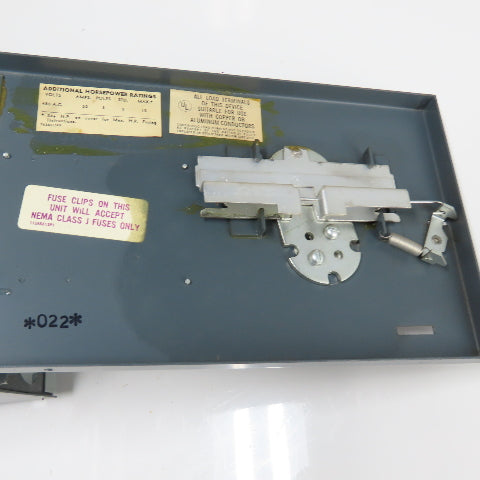 General Electric QMR36I 30A Fusible Interrupter Switch 3 Pole 600VAC