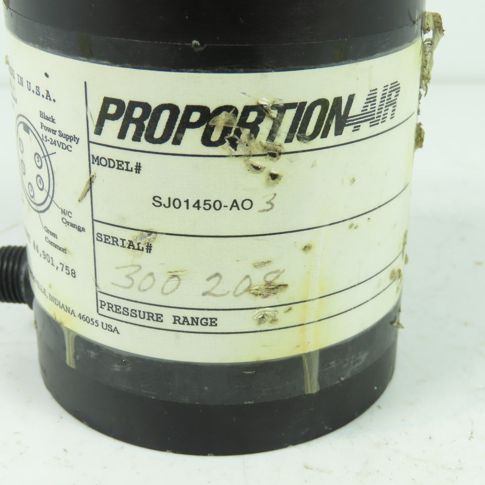 Proportion Air SJ01450-A03 Pneumatic Air Valve 15-24VDC 5-Pin