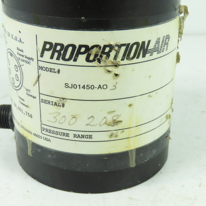Proportion Air SJ01450-A03 Pneumatic Air Valve 15-24VDC 5-Pin