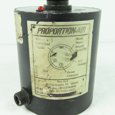 Proportion Air SJ01450-A03 Pneumatic Air Valve 15-24VDC 5-Pin