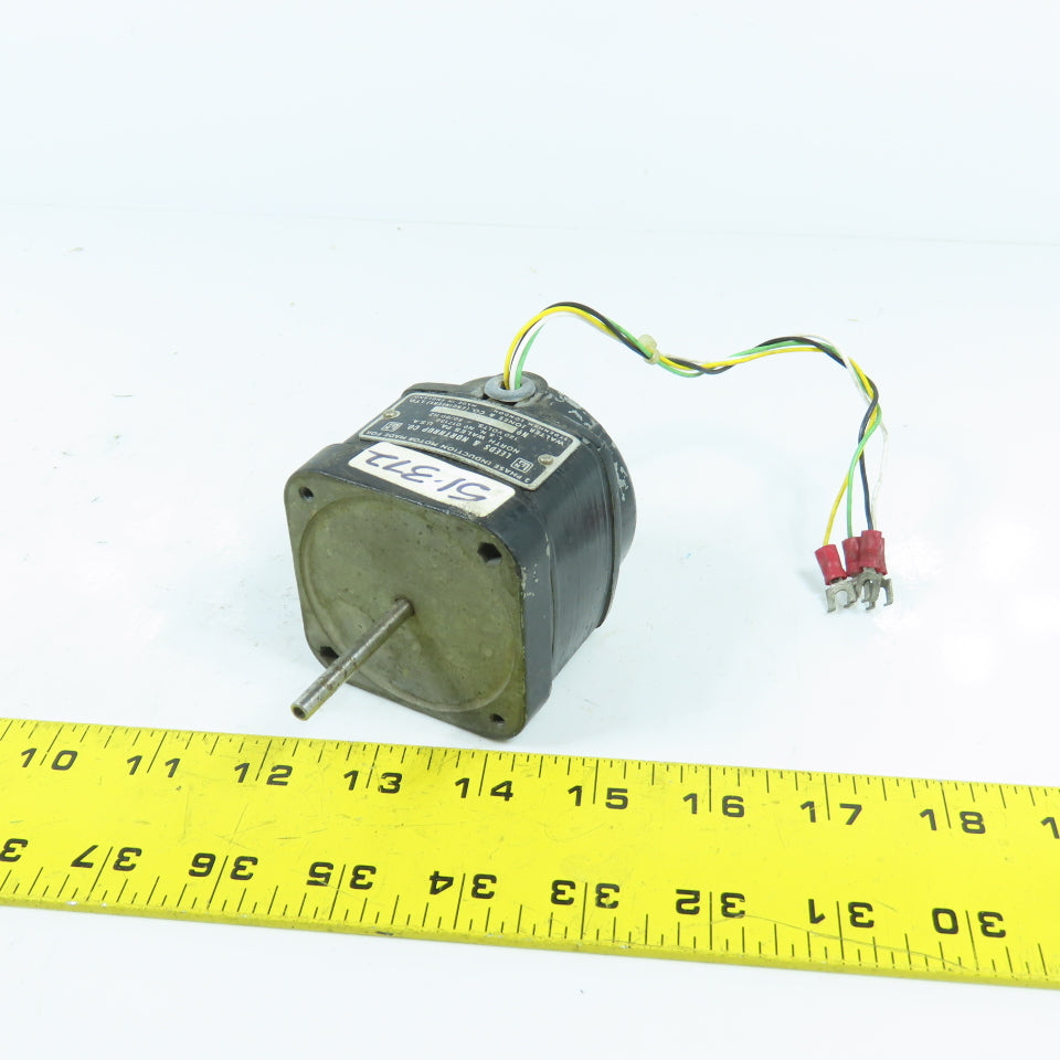 Leeds & Northup 153132 2-Phase Induction Motor 120V 50/60HZ 3/16" Shaft