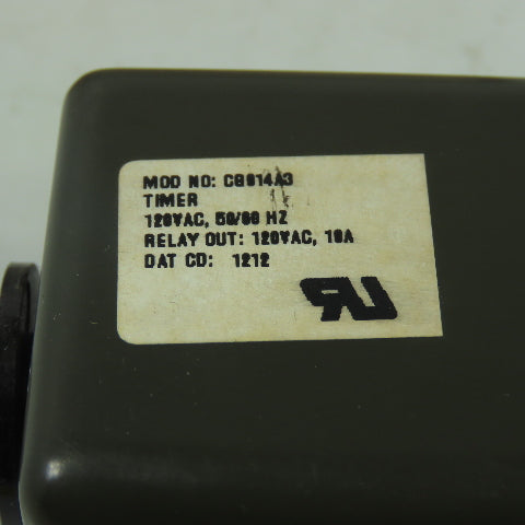 Danaher CG914A3 Time Delay Relay 120VAC 18A