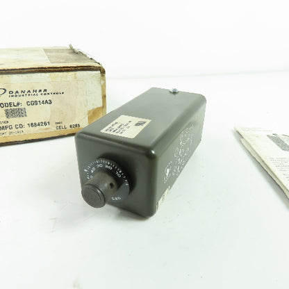Danaher CG914A3 Time Delay Relay 120VAC 18A