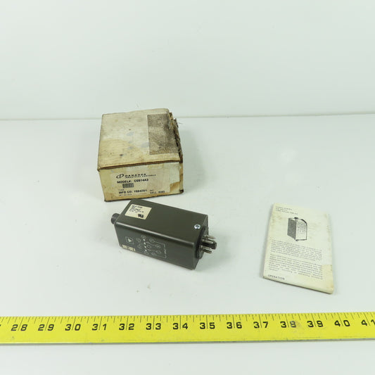 Danaher CG914A3 Time Delay Relay 120VAC 18A