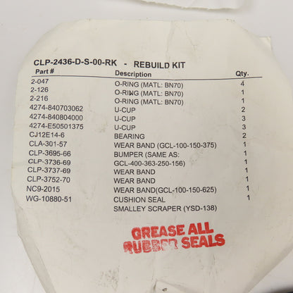 CPL-2436-D-S-00-RK Rebuild Kit
