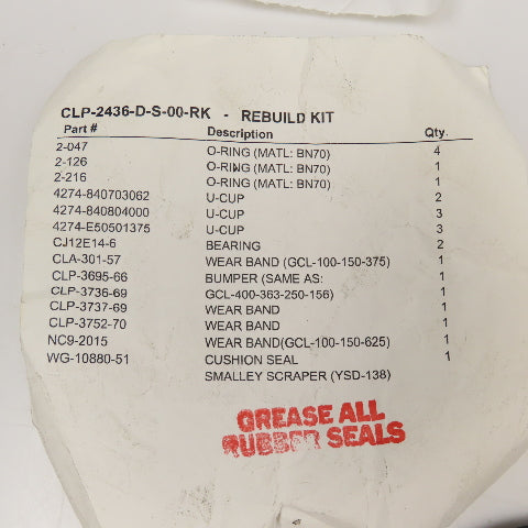 CPL-2436-D-S-00-RK Rebuild Kit