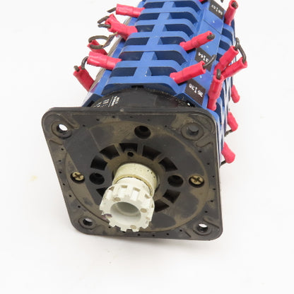 Kraus Naimer AD11 600V 7 Pole 7 Position Rotary Switch Body Missing Handle