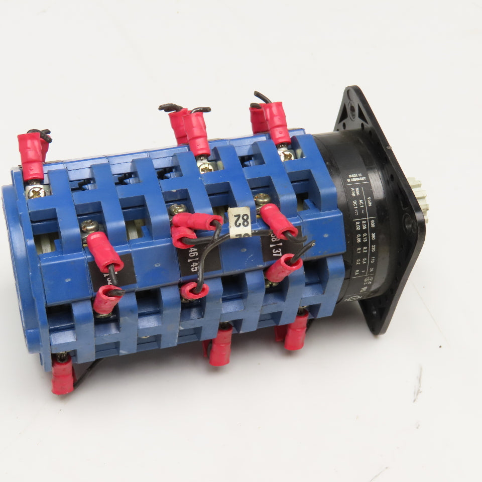 Kraus Naimer AD11 600V 7 Pole 7 Position Rotary Switch Body Missing Ha ...