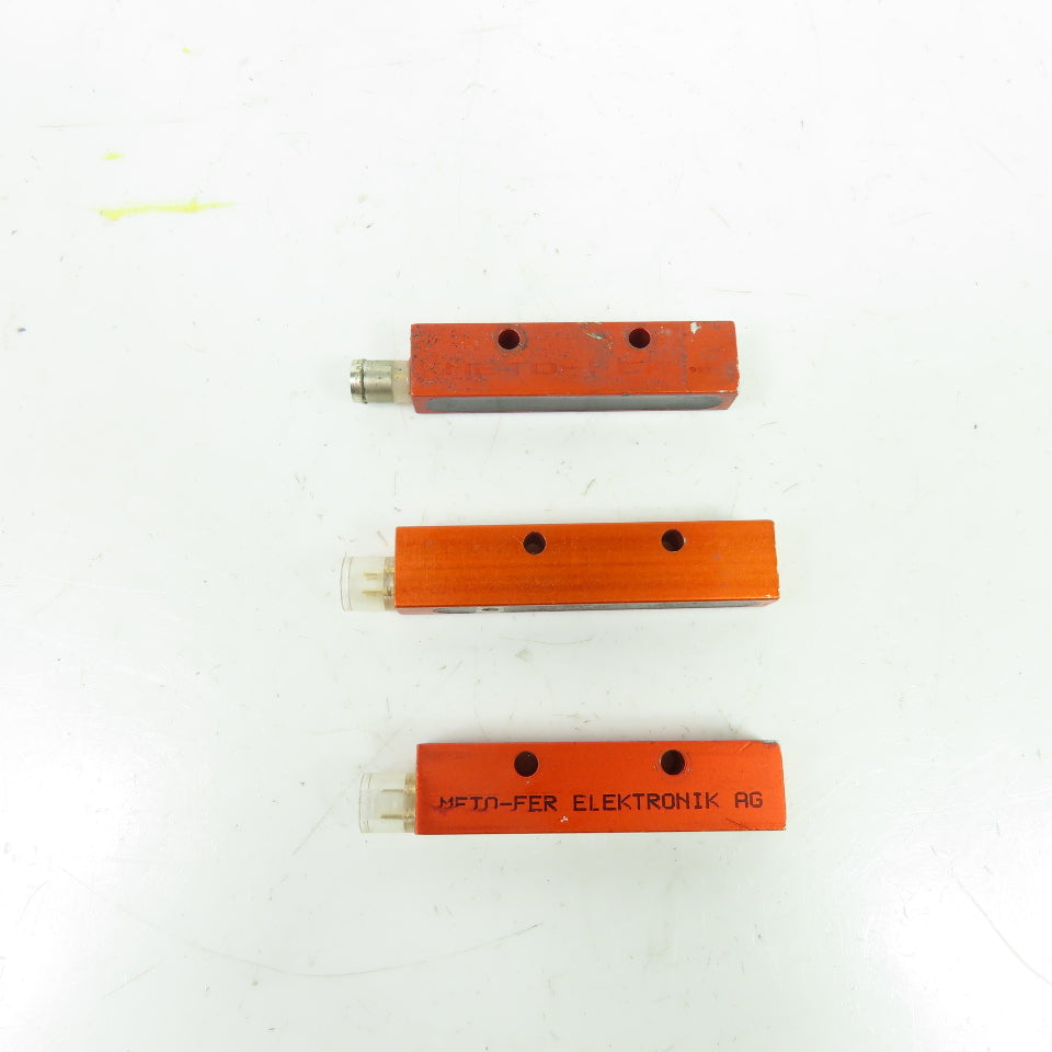 Meto-Fer Elektronik Inductive Proximity Switch Lot Of 3