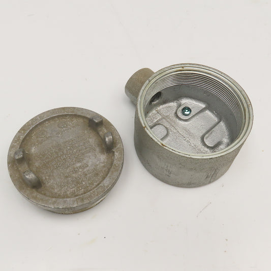 Crouse Hinds 1/2 GUA 1G 1/2" Hub Hazardous Location Condulet Box 3-1/2"
