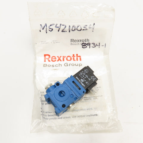 Rexroth M54210054 6mm Push To Connect 2 Way Pneumatic Solenoid Valve 24VDC Coil