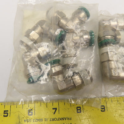 Nycoil H7986 1/2" Push To Connect Presotlok Swivel Elbow 3/8" NPT Lot Of 10