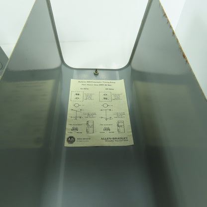 Allen Bradley 849A-ZAA24 Ser C Pneumatic Timing Relay 600VAC 849A-ZOA24 NEW