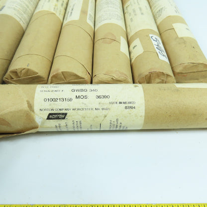 Norton 53A80-LVBE 1.312" x 1-29/32" x 1/2" Alundum Grinding Wheels Lot Of 50