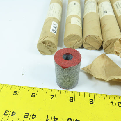 Norton 53A80-LVBE 1.312" x 1-29/32" x 1/2" Alundum Grinding Wheels Lot Of 50