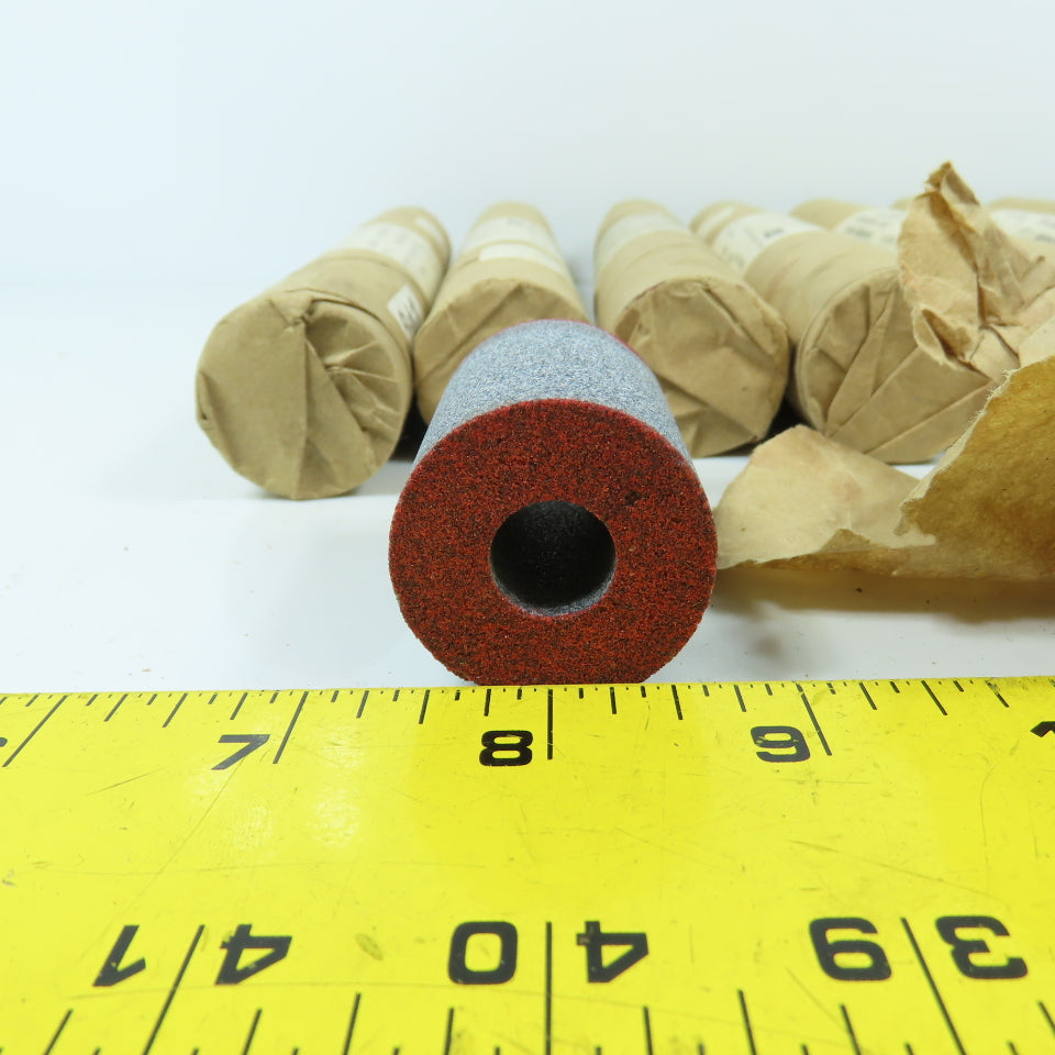 Norton 53A80-LVBE 1.312" x 1-29/32" x 1/2" Alundum Grinding Wheels Lot Of 50