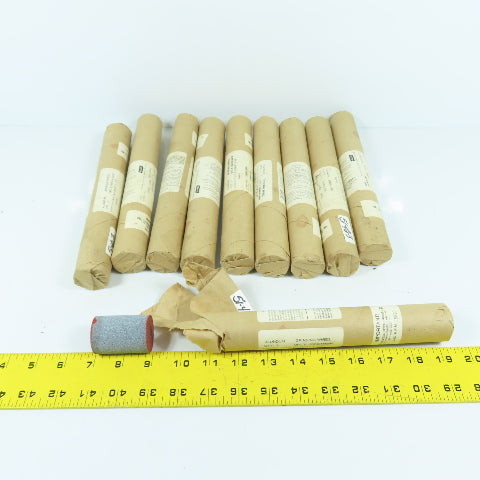 Norton 53A80-LVBE 1.312" x 1-29/32" x 1/2" Alundum Grinding Wheels Lot Of 50