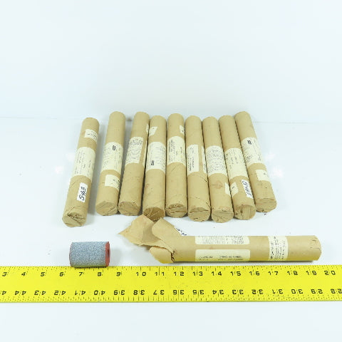 Norton 53A80-LVBE 1.312" x 1-29/32" x 1/2" Alundum Grinding Wheels Lot Of 50