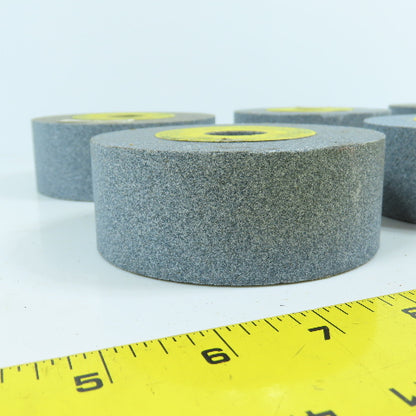 Norton 53A80-LVBE 4" x 1-1/2" x 7/8" Alundum Grinding Wheels 8120RPM Lot Of 6