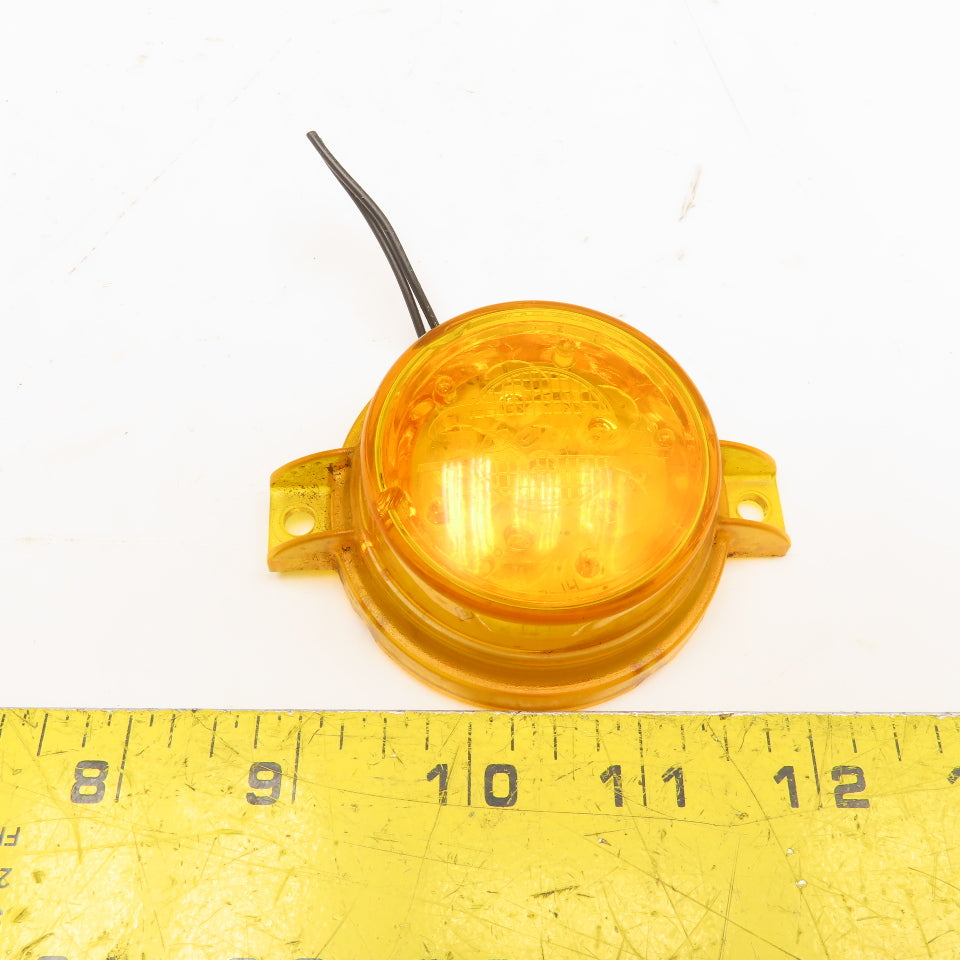 Speaker Model 146 LED Amber Strobe Flashing Puck Light 12-48VDC