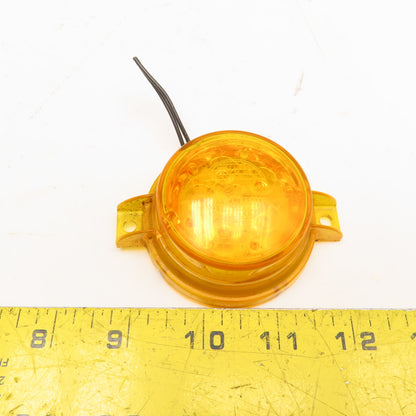 Speaker Model 146 LED Amber Strobe Flashing Puck Light 12-48VDC
