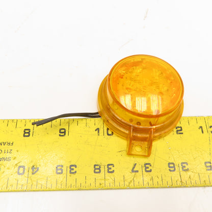 Speaker Model 146 LED Amber Strobe Flashing Puck Light 12-48VDC