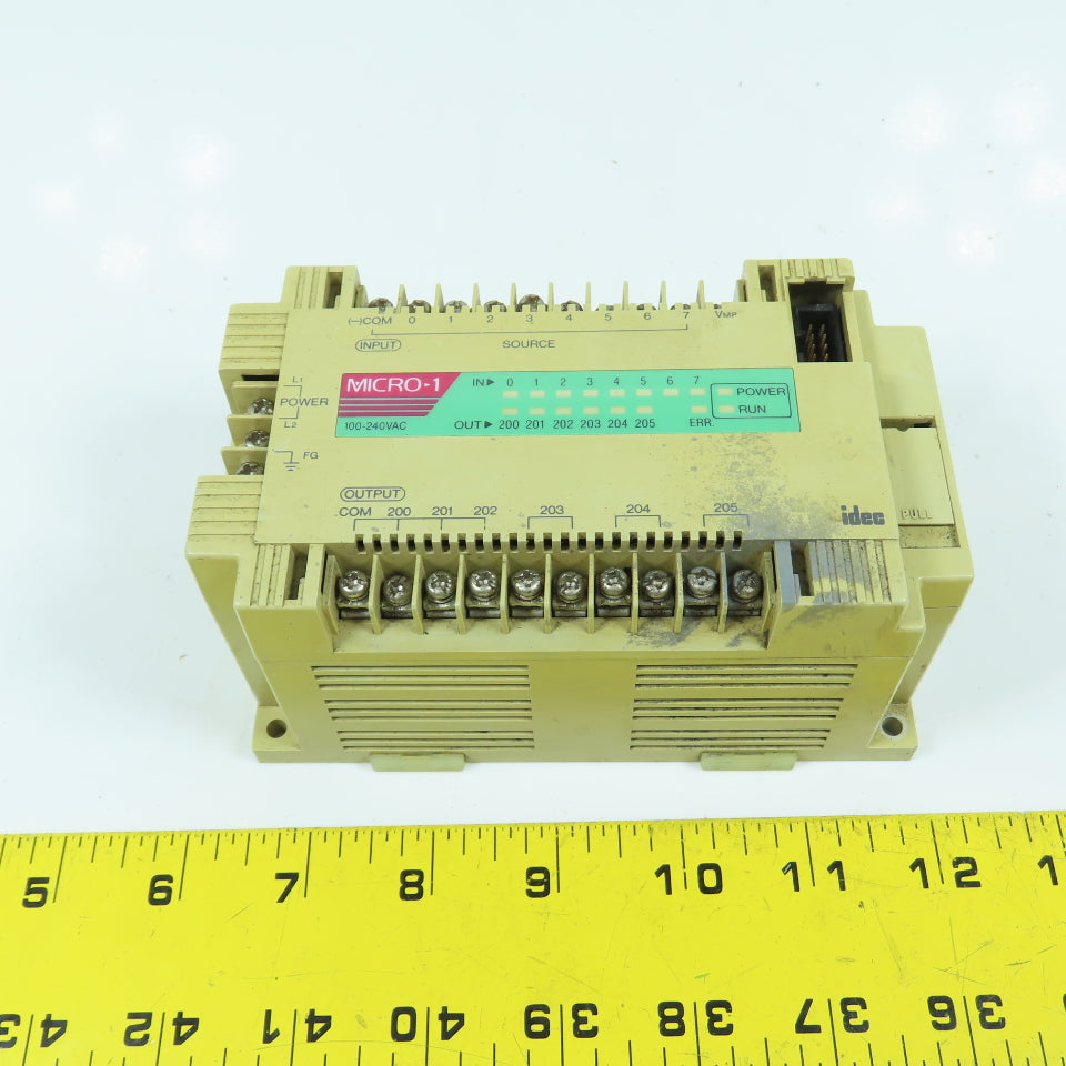 Idec FC1A-C1A1 Micro-1 Base Controller 100-240VAC 50/60HZ 24VDC Input ...