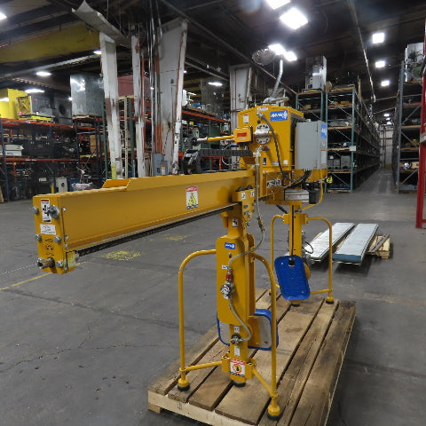Anver VPE1-Gen2 750LB Two Pad Electric Side Gripper Vacuum Lifter 115V 1Ph