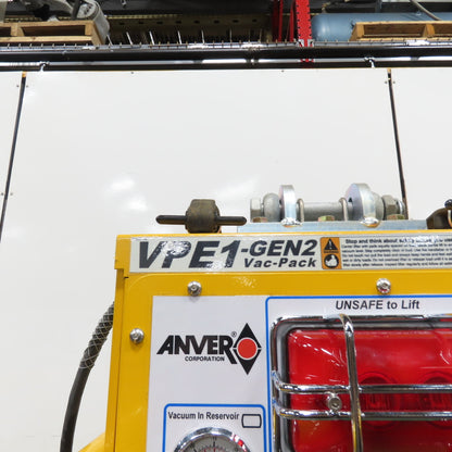 Anver VPE1-Gen2 750LB Two Pad Electric Side Gripper Vacuum Lifter 115V 1Ph