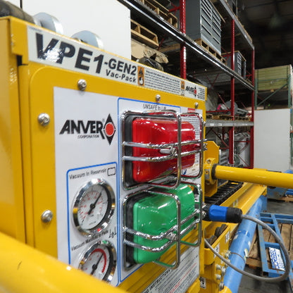 Anver VPE1-Gen2 750LB Two Pad Electric Side Gripper Vacuum Lifter 115V 1Ph