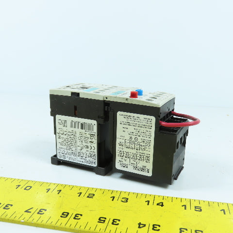 Siemens 3RT1016-1AK61 Contactor Relay 120V Coil W/Overload 3RU1116-1DB0 2.2-3.2A