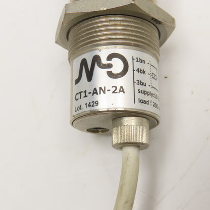 Micro Detectors CT1-AN-2A 30mm Capacitive Proximity Sensor 10-30VDC
